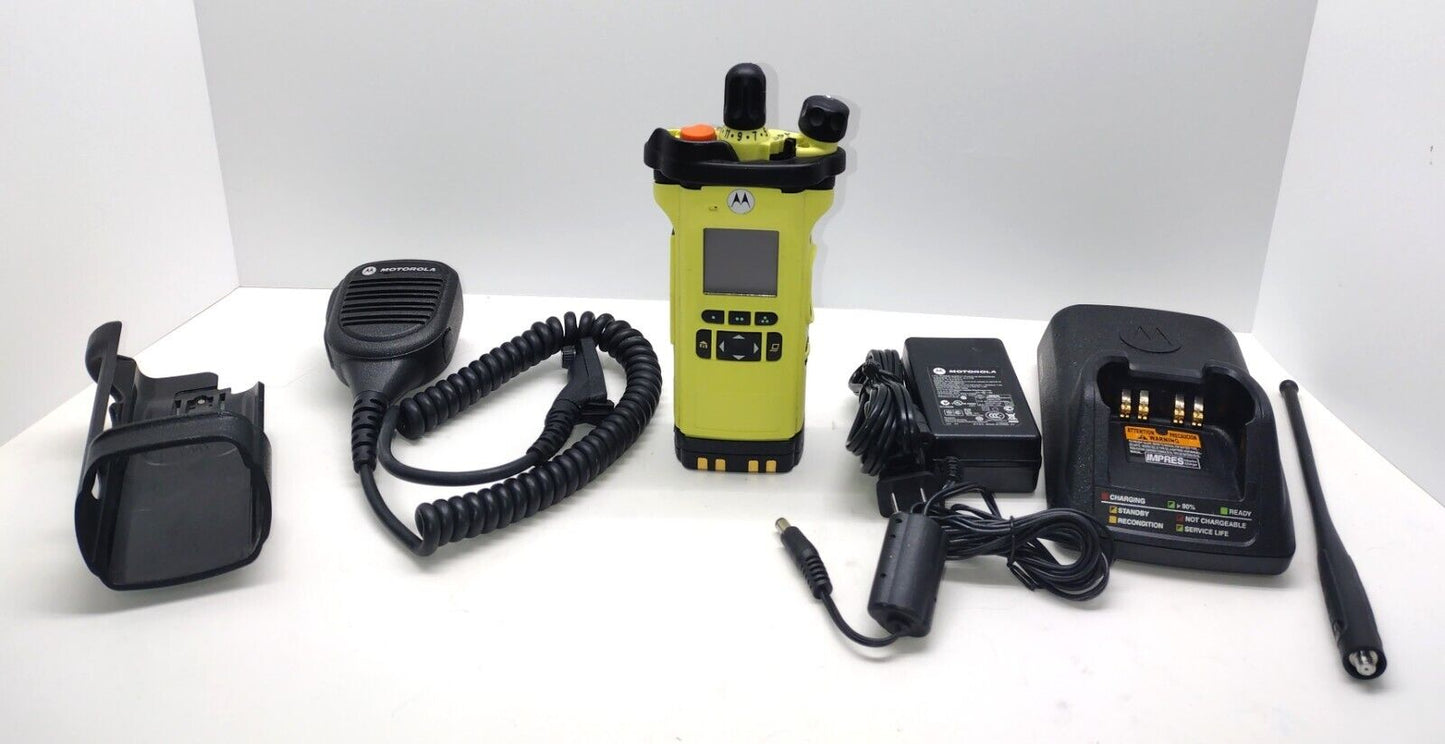 MOTOROLA APX6000XE 700/800 MHZ DIGITAL TWO WAY RADIO P25 TDMA H98UCF9PW6AN ADP
