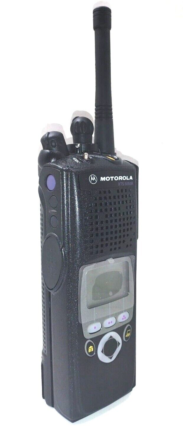 MOTOROLA XTS5000 UHF 380-470mhz P25 TWO WAY DIGITAL RADIO H18QDF9PW6AN W/AES-256