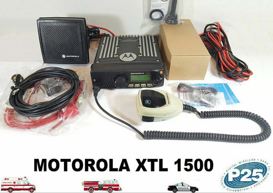 Motorola XTL1500 UHF 450-520 MHz Police Fire EMS P25 Digital Mobile Radio XTL