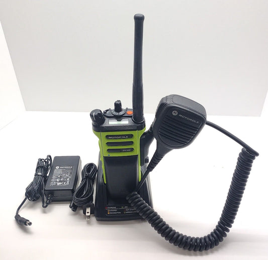 Motorola APX 6000 1.5 UHF 380-470 MHz Two Way Radio AES 256  GPS BT H98QDD9PW5BN