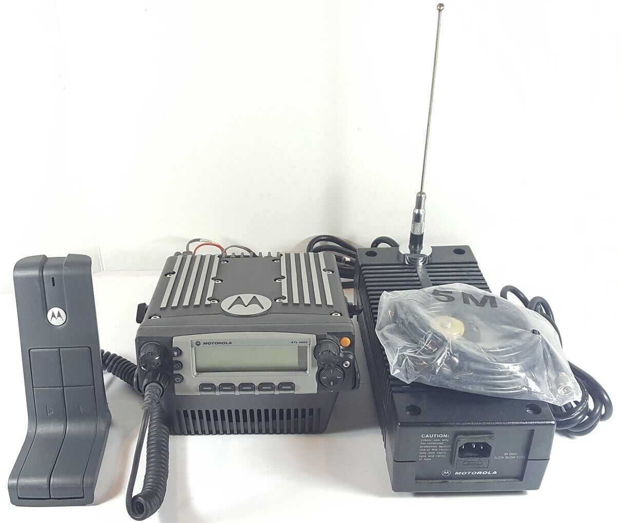 Motorolla Digital Interface Motorola XTL5000 VHF 136-174 MHz Base Station P25 Digital Radio M20KSS ...