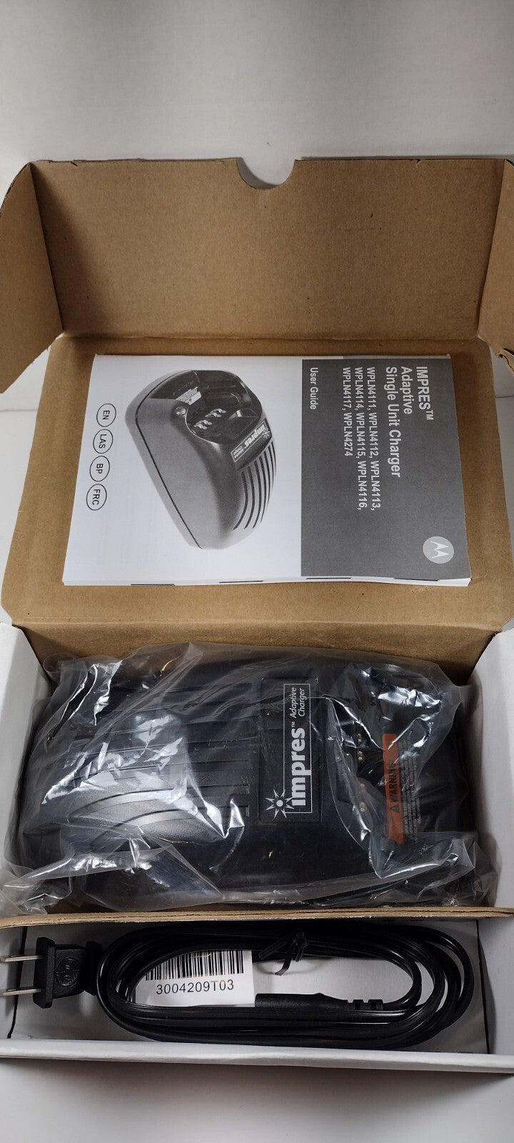 Motorola Impres WPLN4111AR Adaptive Battery Charger XTS2500 XTS5000 V3.407