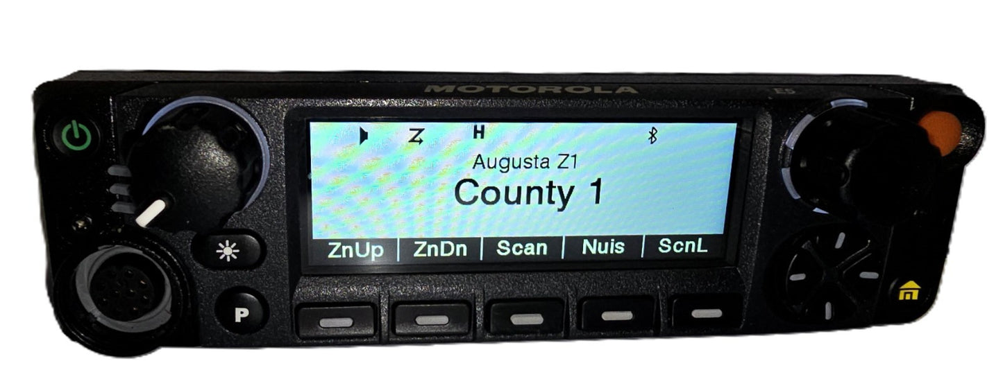 MOTOROLA APX 8500 VHF UHF R1 & R2 7/800 DUAL E5 HEAD REMOTE M37TSS9PW1AN AES25612