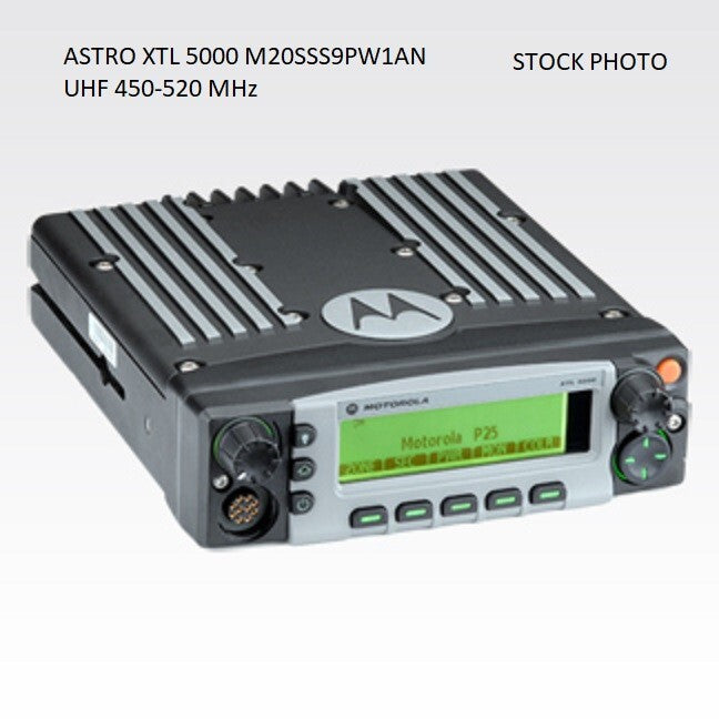 Motorola ASTRO XTL 5000 DIGITAL MOBILE RADIO UHF2 450-520 MHz P25 M20SSS9PW1AN0