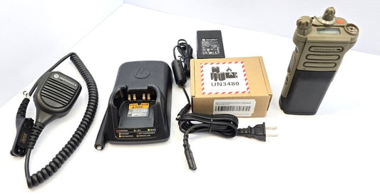 Motorola SRX 2200 UHF 380-470 MHz Combat Two Way Radio P25 P2 AES H99QDD9PW5AN