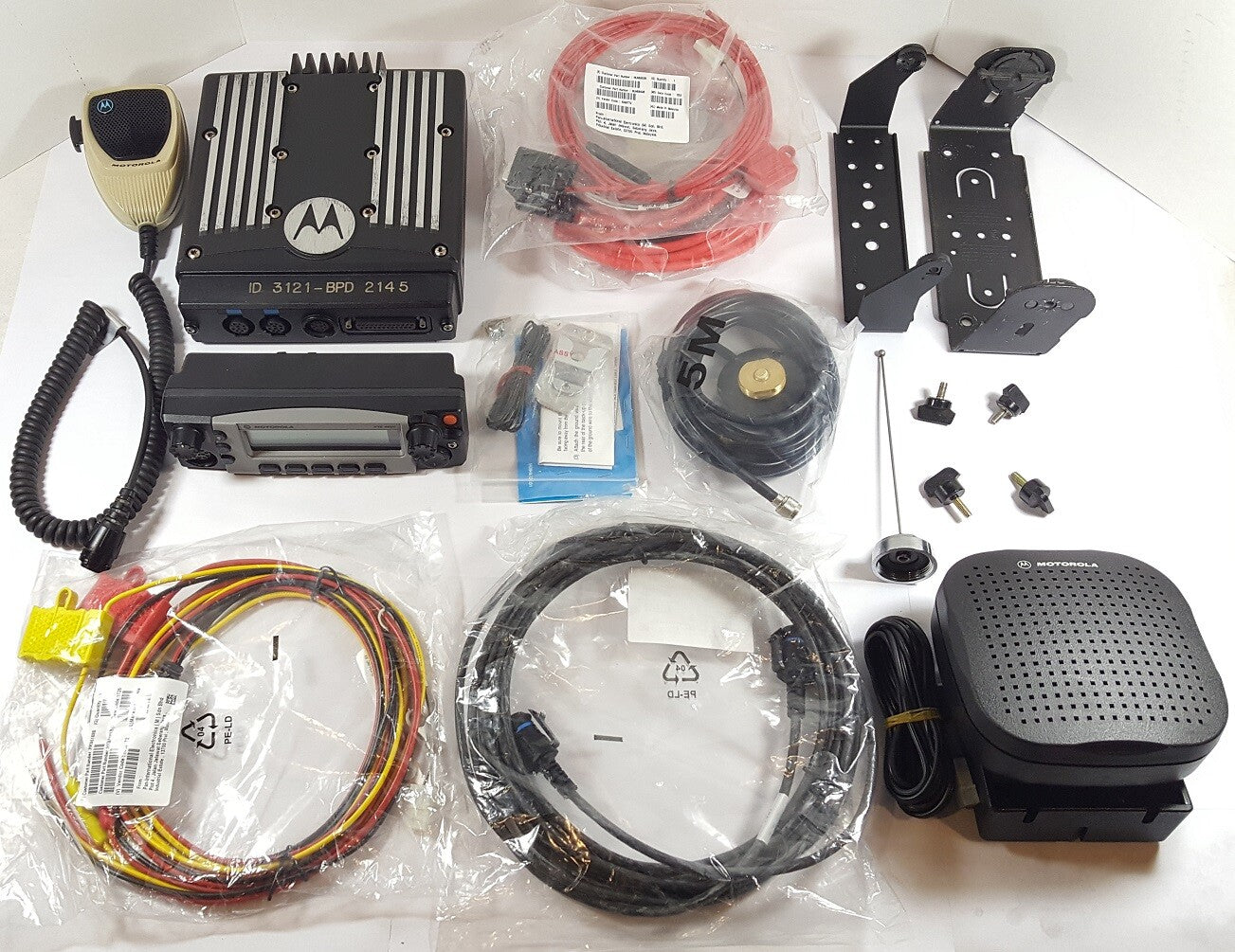 Motorola XTL5000 UHF 380-470 MHz Remote Mount P25 Mobile Radio M20QSS9PW1AN XTL0