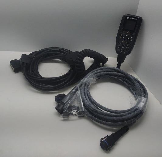 MOTOROLA  HANDHELD 03 Control Head APX8500 APX6500 XTL5000 with accessory cables