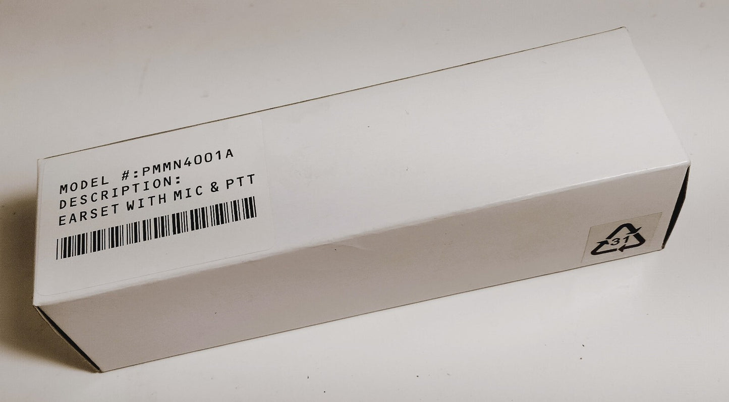 MOTOROLA OEM Earset Boom Microphone InLine PTT Push-to-Talk  PMMN4001A earpiece4