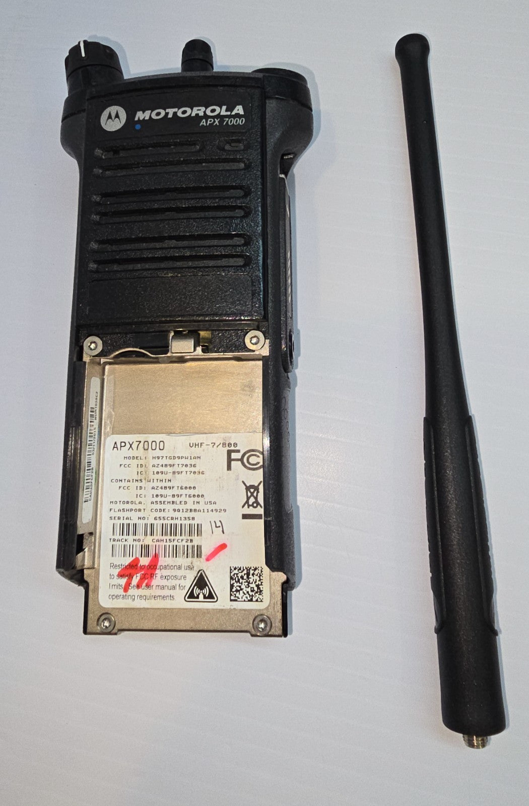 MOTOROLA APX7000 DIGITAL RADIO P25 TDMA H97TDG9PW1AN AES-256 APX 7000 Dual Band5